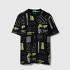 Boys Relaxed Fit Round Neck Printed Future Drift Pique T-Shirt