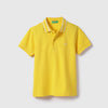 Boys Regular Fit Polo Neck Solid T-Shirt