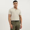 Men Regular Fit Polo Neck Solid Basic Pique T-Shirt