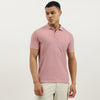 Men Regular Fit Polo Neck Solid Basic Pique T-Shirt