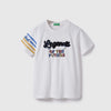 Boys Regular Fit Round Neck Typography T-Shirt