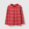 Boys Regular Fit Round Neck Striped T-Shirt