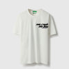 Boys Relaxed Fit Round Neck Back Bike Print T-Shirt