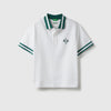 Boys Regular Fit Polo Neck Printed T-Shirt