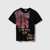 Girls Regular Fit Round Neck Printed T-Shirt
