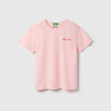 Girls Regular Fit Round Neck Graphic T-Shirt
