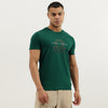 Men Regular Fit Crew Neck Printed T-Shirt