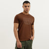 Men Regular Fit Crew Neck Printed Jersey T-Shirt