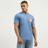 Men Relaxed Fit Crew Neck Solid T-Shirt