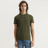 Men Regular Fit Crew Neck Printed Jersey T-Shirt