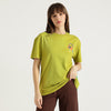 Women Relaxed Fit Round Neck Graphic Print T-Shirt