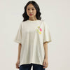 Women Round Neck Graphic Planner T-Shirt