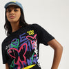 Women Round Neck Graphic T-Shirt