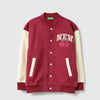 Boys Regular Fit Mandarin Collar Embroidered Jacket