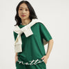 Women Round Neck Embroidered T-Shirt