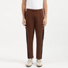 Men Solid Regular Fit Side Panelled Trackpants