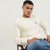 Men Regular Fit Crew Neck Solid Branded Interlock Sweatshirt