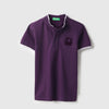Boys Regular Fit Solid Polo T-Shirt