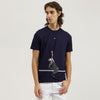 Men Relaxed Fit Crew Neck Graphic Print T-Shirt