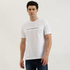 Men Relaxed Fit Crew Neck Applique T-Shirt
