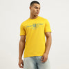 Men Relaxed Fit Crew Neck Embroidered T-Shirt