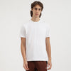 Men Relaxed Fit Crew Neck Textured All Over Flock Jersey T-Shirt