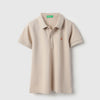 Boys Regular Fit Polo Neck Solid Pique T-Shirt