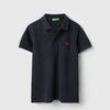 Boys Regular Fit Polo Neck Solid Pique T-Shirt