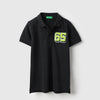 Boys Regular Fit Polo Neck Applique Badge T-Shirt