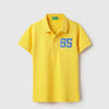 Boys Regular Fit Polo Neck Applique Badge T-Shirt