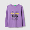 Girls Regular Fit Round Neck Graphic New York City T-Shirt