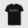 Boys Regular Fit Round Neck Printed T-Shirt