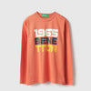Boys Regular Fit Round Neck Printed T-Shirt