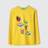 Boys Regular Fit Round Neck Printed Branding T-Shirt