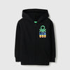 Boys Regular Fit Hooded Neck Solid Sweatshirt