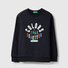 Boys Regular Fit Round Neck Printed Sweatshirt