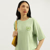 Women Round Neck Solid T-Shirt