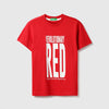Boys Regular Fit Round Neck Printed T-Shirt