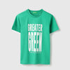 Boys Regular Fit Round Neck Printed T-Shirt