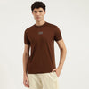 Men Regular Fit Crew Neck Solid Giza Jersey T-Shirt
