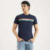 Men Regular Fit Round Neck Striped T-Shirt