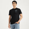 Men Relaxed Fit Round Neck Floral T-Shirt