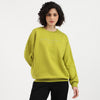 Women Round Neck Typography Verbiage Sweatshirt