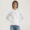 Men Regular Fit Crew Neck Floral Print Terry Sweatshirt