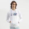 Men Regular Fit Hooded Neck Printed Fabric Transfer Terry Sweatshirt