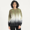 Women Round Neck Tie & Dye Sweatshirt