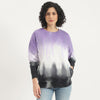 Women Round Neck Tie & Dye Sweatshirt