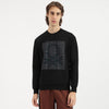 Men Regular Fit Crew Neck Typography Sweatshirt