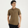 Men Regular Fit Polo Neck Solid Classic Iconic Branded T-Shirt