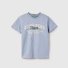 Boys Regular Fit Round Neck Typography T-Shirt